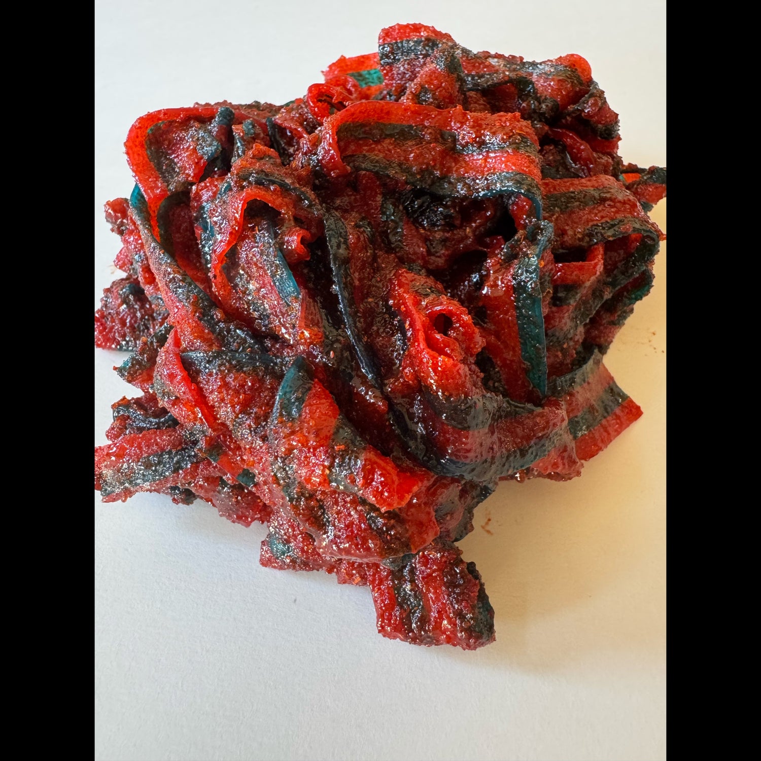 Fire rainbow belts comes in 16 oz container